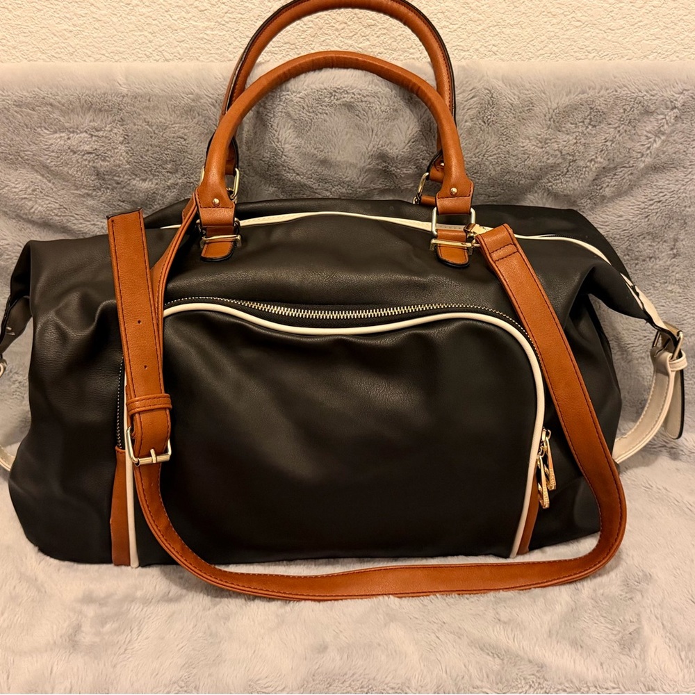 Madden Girl Stylish Black and Brown Men's Bag